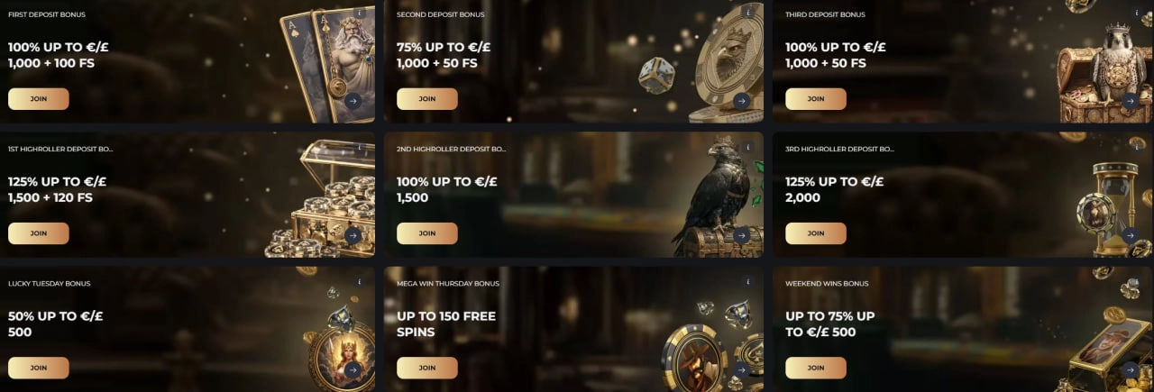 falcon casino all promotions