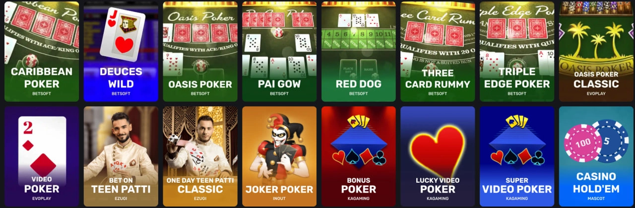 falcon casino poker